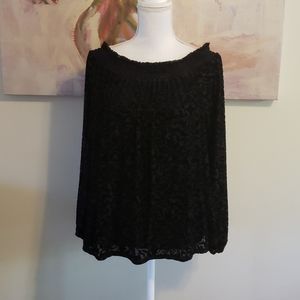 NWOT; black Loft top